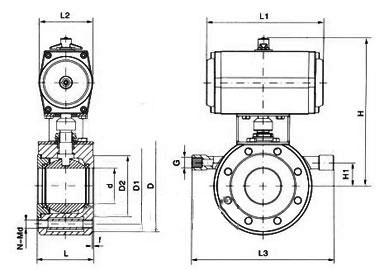 BQ671F��ӱ��،��Aʽ���yPN10��PN16���νY(ji��)��(g��u)�ߴ�D