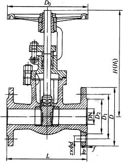 Z41W-10��Z41T-10���T�FШʽ�ք�(d��ng)�l�y���νY(ji��)��(g��u)�ߴ�D