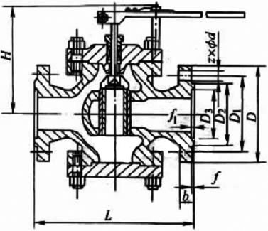 T40H�ͽoˮ���D(zhu��n)ʽ�{(di��o)��(ji��)�yPN40��PN100���νY(ji��)��(g��u)�ߴ�D
