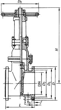 Z41X-10��Z41X-16Q�����Uܛ�ܷⷨ�m�l�y���νY(ji��)��(g��u)�ߴ�D