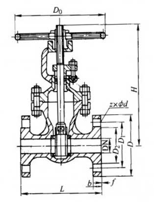 Z42Tc����ĥ�մ��l�yPN16��PN100���γߴ�D