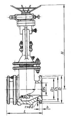 PZ941H-16C��늄�(d��ng)��������l�y��Ҫ���μ��Y(ji��)��(g��u)�ߴ�(mm)